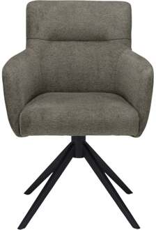 Trendhopper Eetkamerstoel Kaira Hunter draaibaar - - Breedte: 60.00 cm