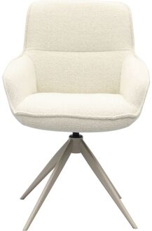 Trendhopper Eetkamerstoel Larino Natural - - Breedte: 56.00 cm