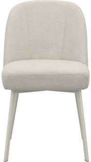 Trendhopper Eetkamerstoel Luson Madrid Natural met beige poot - - Breedte: 50.00 cm