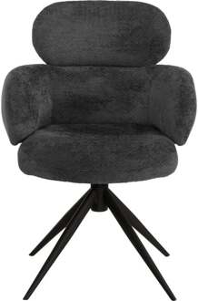 Trendhopper Eetkamerstoel Philou Movie Anthracite - - Breedte: 62.00 cm
