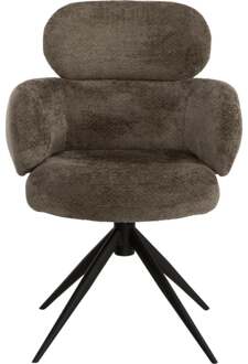 Trendhopper Eetkamerstoel Philou Movie Taupe - - Breedte: 62.00 cm