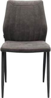 Trendhopper Eetkamerstoel Phoenix Antraciet Grijs - - Breedte: 47.50 cm