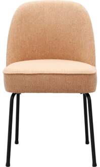 Trendhopper Eetkamerstoel Vogue Gear Powder met zwarte poten - - Breedte: 50.00 cm