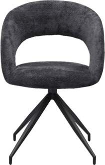 Trendhopper Eetkamerstoel Yuna Movie Anthracite - - Breedte: 58.00 cm
