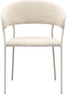 Trendhopper Eetkamerstoel Zeri met beige frame - - Breedte: 60.00 cm