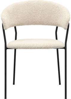 Trendhopper Eetkamerstoel Zeri met zwart frame - - Breedte: 60.00 cm