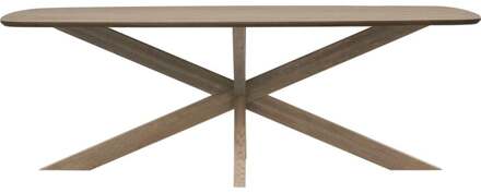 Trendhopper Eettafel Haiko Deens ovaal Multi - - Breedte: