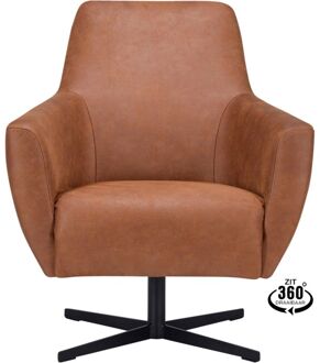 Trendhopper Fauteuil Helin Bull Camel - - Breedte: 72.00 cm