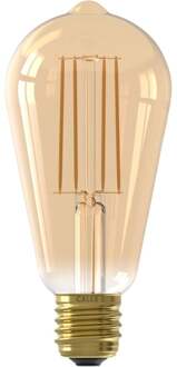 Trendhopper Filament LED Lamp - E27 - Rustiek - Vintage Lichtbron - Goud - Warm Wit Licht - Dimbaar - 3.5W Goudkleurig