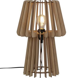 Trendhopper Groa Tafellamp Hout E27 Beige