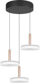 Trendhopper Hanglamp Celia 3 lichts rond - - Breedte: