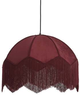 Trendhopper Hanglamp Malagia Velvet Bordeaux 60cm - - Breedte: 60.00 cm