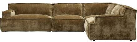 Trendhopper Hoekbank Barletta Levis Army rechts - - Breedte: 343.00 cm