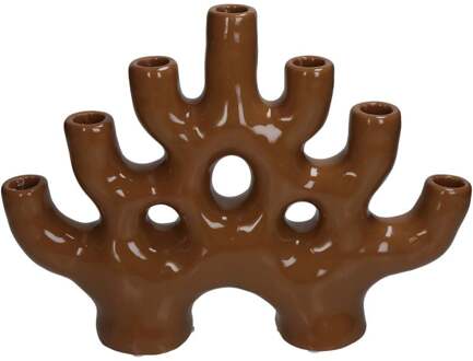 Trendhopper Kaarsenstandaard Koraal - - Breedte: 8.30 cm