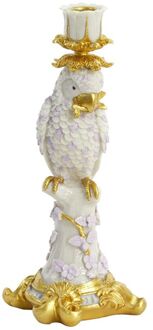 Trendhopper Kandelaar 12x11x29 cm LORA lila - - Breedte: 11.00 cm