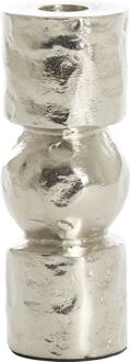 Trendhopper Kandelaar Akta Ruw Nikkel 15 Cm - - Breedte: 6.00 cm