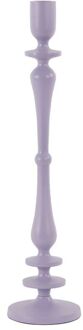Trendhopper Kandelaar (D)10x45 cm YAHVI mat lila - - Breedte: 11.00 cm