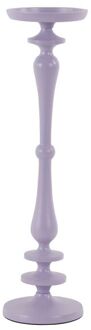 Trendhopper Kandelaar (D)11x40 cm YAHVI mat lila - - Breedte: 11.00 cm