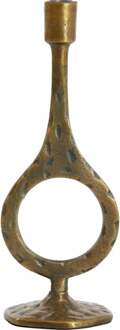 Trendhopper Kandelaar Larry 30cm hoog Brons - - Breedte: 10.00 cm