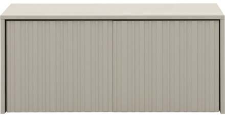 Trendhopper Kistbank Gravure New Grenen Dust - - Breedte: 88.00 cm