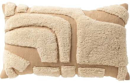 Trendhopper Kussenhoes Milas 30x50 cm Semolina GRS - - Breedte: 50.00 cm