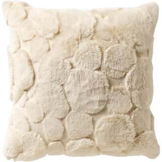 Trendhopper Kussenhoes Pom 45x45 cm Cannoli Cream - - Breedte: 45.00 cm