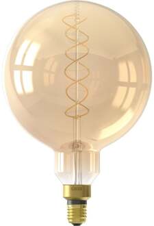 Trendhopper | LED filament | Grote fitting E27 | Ball | 200mm | 4W Goud