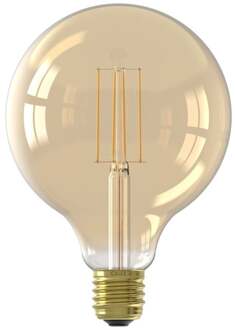 Trendhopper LED lamp E27 5W Dimbaar - Leen Bakker Goudkleurig - 17.6 x 12.5 x 12.5