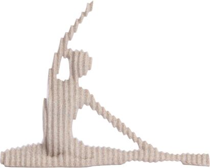 Trendhopper Ornament Zenne Taupe 30X6X24 Cm - - Breedte: 30.00 cm