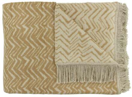 Trendhopper Plaid Sanny 150x200 cm Gold - - Breedte: 200.00 cm