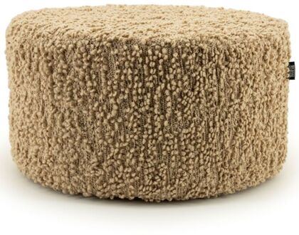 Trendhopper Poef Visa beige large - - Breedte: 60.00 cm
