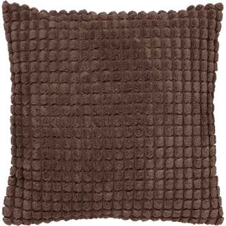 Trendhopper ROME - Kussenhoes 45x45 cm - 100% polyester - effen kleur - Chocolate Martini - donkerbruin