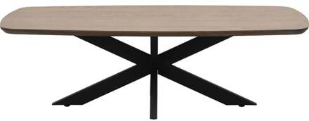 Trendhopper Salontafel Haiko Deens ovaal Multi - - Breedte: 65.00 cm