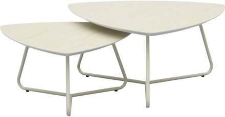 Trendhopper Salontafel Lynn Driehoek set van 2 - - Breedte:
