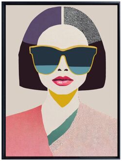 Trendhopper Schilderij Brooklyn 60x80 cm - - Breedte: 60.00 cm