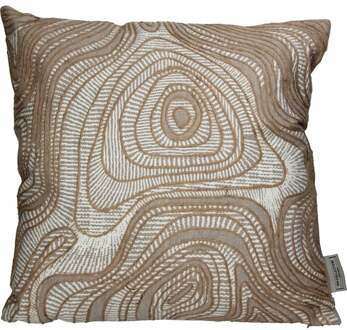 Trendhopper Sierkussen Cotton Ivoor 45x45 cm - - Breedte: 45.00 cm
