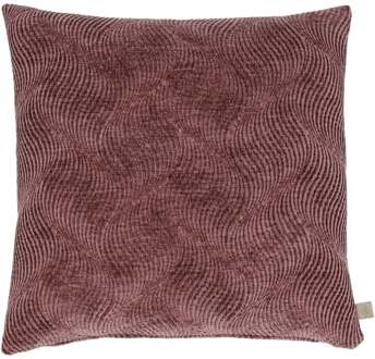 Trendhopper Sierkussen Juna 45x45 cm Aubergine - - Breedte: 45.00 cm