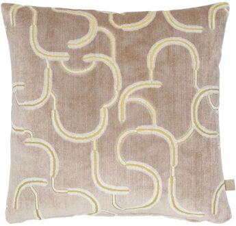 Trendhopper Sierkussen Kaia 45x45 cm Beige - - Breedte: 45.00 cm