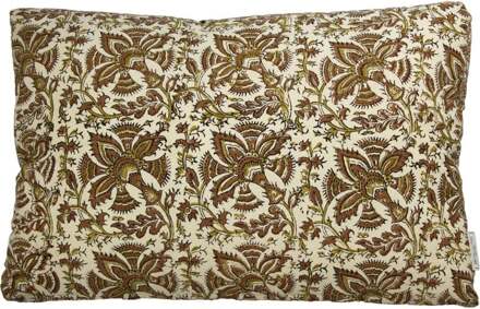 Trendhopper Sierkussen Katoen bruin 40x60 cm - - Breedte: 60.00 cm