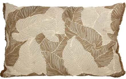 Trendhopper Sierkussen Palmblad 40x60 cm - - Breedte: 60.00 cm