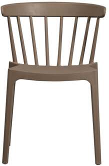 Trendhopper Spijlenstoel Bliss Bruin Melange Outdoor - - Breedte: 75.00 cm