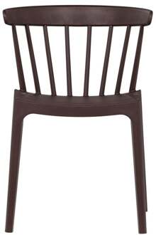 Trendhopper Spijlenstoel Bliss Paars/Bruin Outdoor - - Breedte: 52.00 cm