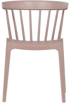 Trendhopper Spijlenstoel Bliss Zalmroze Outdoor - - Breedte: 52.00 cm