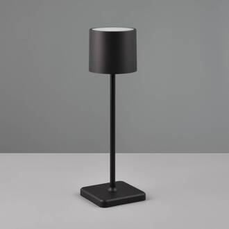 Trendhopper Tafellamp Fernandez zwart mat incl. 1x SMD 1,5W - - Breedte: 12.50 cm
