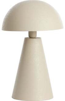 Trendhopper Tafellamp Sirina mat beige 31cm - - Breedte: 31.00 cm