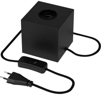 Trendhopper Tafellamp Vierkant - Industrieel - E27 Fitting - Zwart - Excl. lichtbron