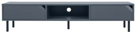 Trendhopper Tv-meubel Horn Blauw - - Breedte: 176.40 cm