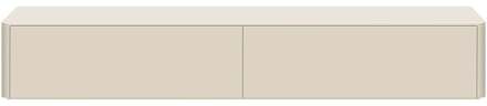 Trendhopper Tv-meubel Moiano afgerond beige 240 cm - - Breedte: 240.00 cm