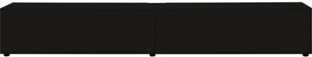 Trendhopper Tv-meubel Moiano zwart 240 cm - - Breedte: 240.00 cm