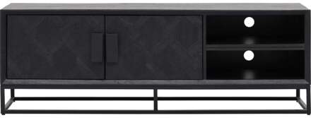 Trendhopper Tv-meubel Nardo 160 cm Zwart - - Breedte: 160.00 cm